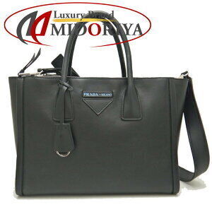 Prada GRACELUX Leather Handbag Nero Black